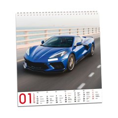 Kalendář Auta 2026