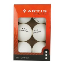 Míčky na stolní tenis ARTIS 3* - 6 ks