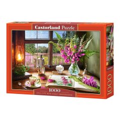 Puzzle Castorland Still Life with Violet Snapdragons 1000 dílků