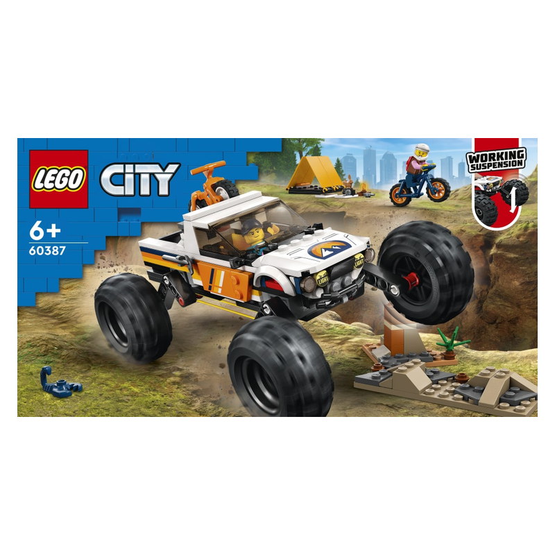 LEGO City 60387 Dobrodružství s teréňákem 4x4