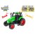 Kids Globe Farming traktor kov 11cm na setrvačník na baterie se světlem a zvukem 2barvy