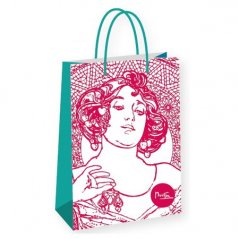 Dárková taška Alfons Mucha – Ruby, Fresh Collection, velká