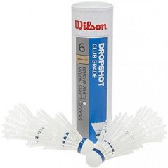 Badmintonový míč Wilson DROPSHOT 6 TUBE YELLOW