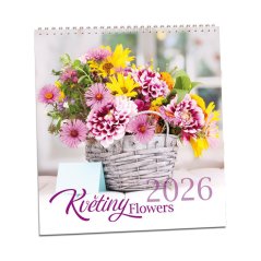 Kalendář Květiny 2026