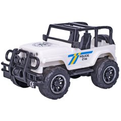 Jeep policejní 22,5cm na setrvačník v krabičce