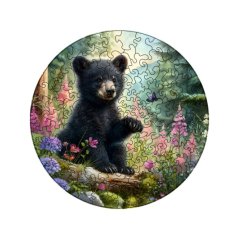 Puzzle 27cm v krabičče 15x15x4,6cm - Medvěd