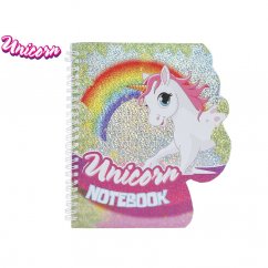 Unicorn zápisník 18x21cm v sáčku