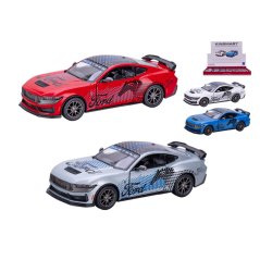 Sestavený kovový model auta Ford Mustang Dark Horse Livery - zpětný chod