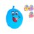 Míček tvarovací 7cm s obličejem 3druhy 4 barvy na kartě