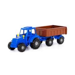 Traktor Altaj, s přívěsem č.1 (modrý)