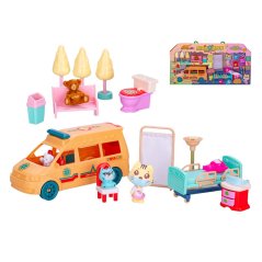 Sada zvířecí ordinace s doplňky