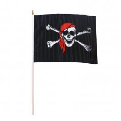 Pirátská vlajka 47x30cm
