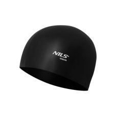 NQC Dots černá silikonová čepice NILS AQUA