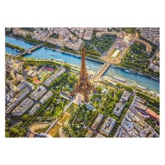 Puzzle Cherry Pazzi - Pohled na pařížskou Eiffel Věž 1000 dílků