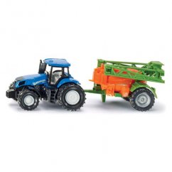 SIKU Blister - Traktor s přívěsem na rozprašování hnojiva