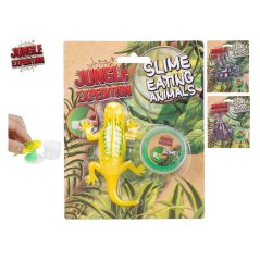 Jungle Expedition sliz se zvířetem 10cm 3druhy na kartě