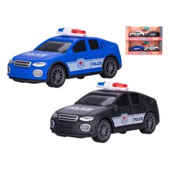 Auto policejní - 10 cm - na setrvačník - 2 ks v krabičce