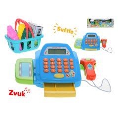 Registrační pokladna se světlem a zvukem - s doplňky