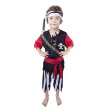 Dětský kostým pirát se šátkem vel. M