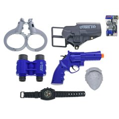 Policejní set s pistolí a doplňky 5ks v sáčku