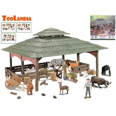 Zoolandia divoká zvířátka s doplňky 4druhy