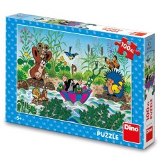 DINO Puzzle Krtečkova plavba 100 xl dílků