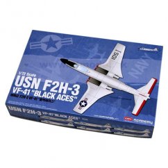 ACADEMY Model Kit letadlo 12548 - USN F2H-3 VF-41 "BLACK ACES" (1:72)