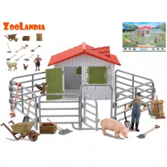 Zoolandia zvířátka farma s doplňky 2druhy