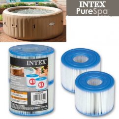 INTEX 29001 Filtrační vložka pro vířivky Pure Spa (2ks v sadě) S1