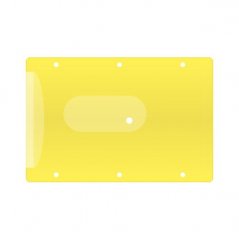 Obal na kreditní kartu - žlutá