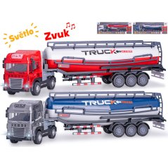 Cisterna 39cm 1:24 kov na baterie na setrvačník se světlem a zvukem