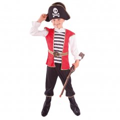 Karnevalový kostým pirát s kloboukem vel. M