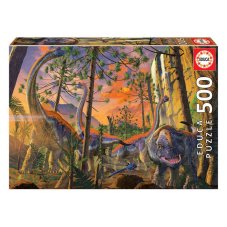 Puzzle Educa Zvědavý Dino 500 dílků