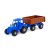 Traktor Mistr, s přívěsem č1 (modrý) 45cm
