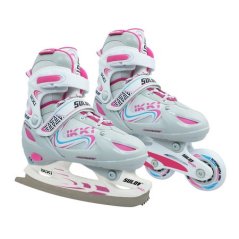 Dívčí brusle 2v1 SULOV IKKI GIRL vel.L(39-42)