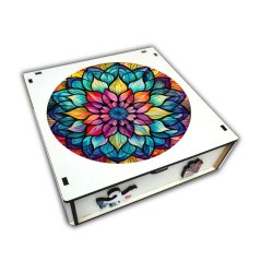 Puzzle 27cm v krabičče 15x15x4,6cm - Mandala 2