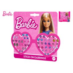 Barbie - náušnice nalepovací 28 párů na kartě