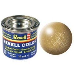 Barva Revell emailová-32194: metalická zlatá (gold metallic)