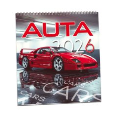 Kalendář Auta 2026