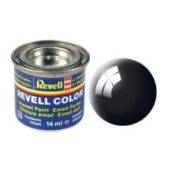 Barva Revell emailová - 32107: lesklá černá (black gloss)