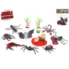 Jungle Expedition - hmyz a ještěrky 17ks v sáčku