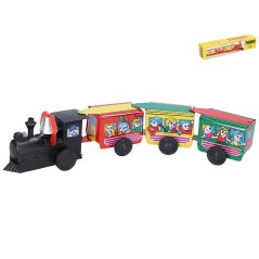 Vlak 28cm kov na natažení v krabičce