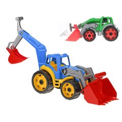 Bagr s rypadlem 50cm 2barvy v síťce