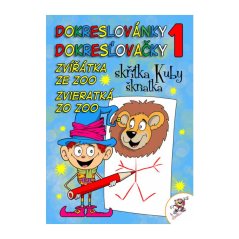 Dokreslovánky LUX A5 Zvířátka ze ZOO