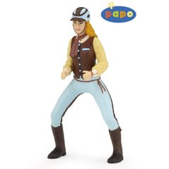 PAPO Trendy dívka na koni modrá