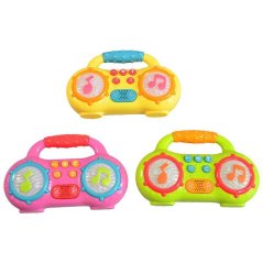 Baby radio s hudbou, na baterie, 14 cm